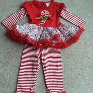 Rare, Too! 18mo 2 piece Christmas set